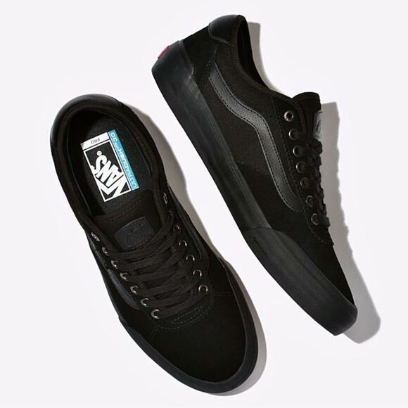 Vans Black Sneakers Canvas & Suede Chima Ferguson Pro 2 Skateboarding Sz 7 NWT - Picture 1 of 9